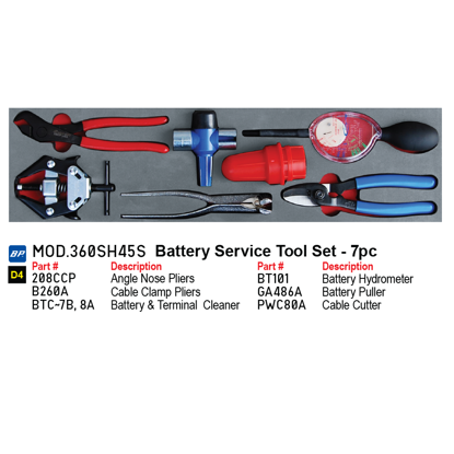 Picture of 7pc Battery Service Set